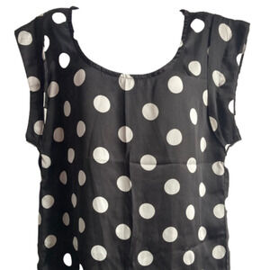 VILA CLOTHES SIZE SMALL POLKA-DOT TOP